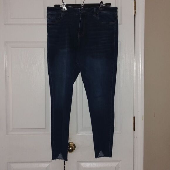 KUT from the Kloth Donna High Rise Ankle Skinny Jeans Sz 14 - Picture 1 of 10